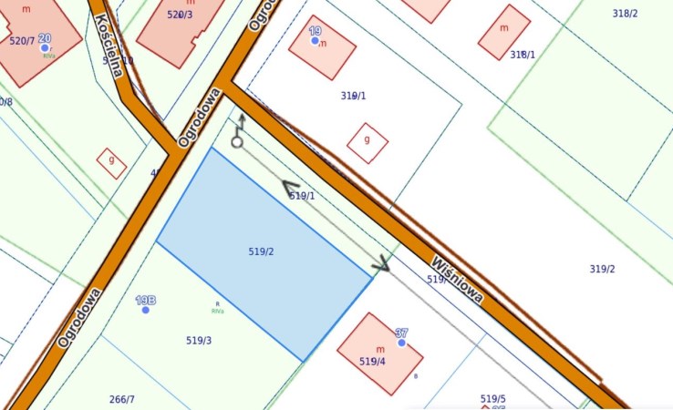 działka na sprzedaż - Jelcz-Laskowice (gw), Miłoszyce