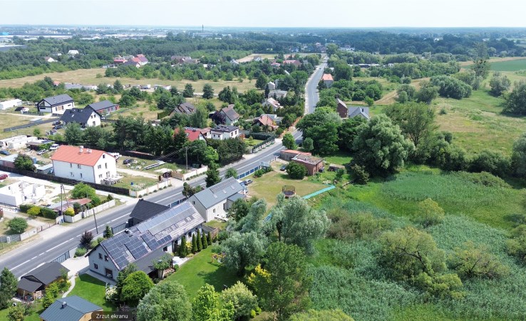 działka na sprzedaż - Jelcz-Laskowice (gw), Łęg, Wrocławska